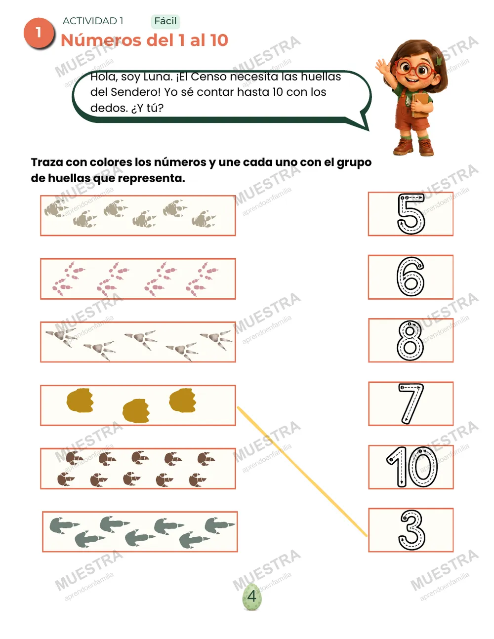 Dino Números — Página 4