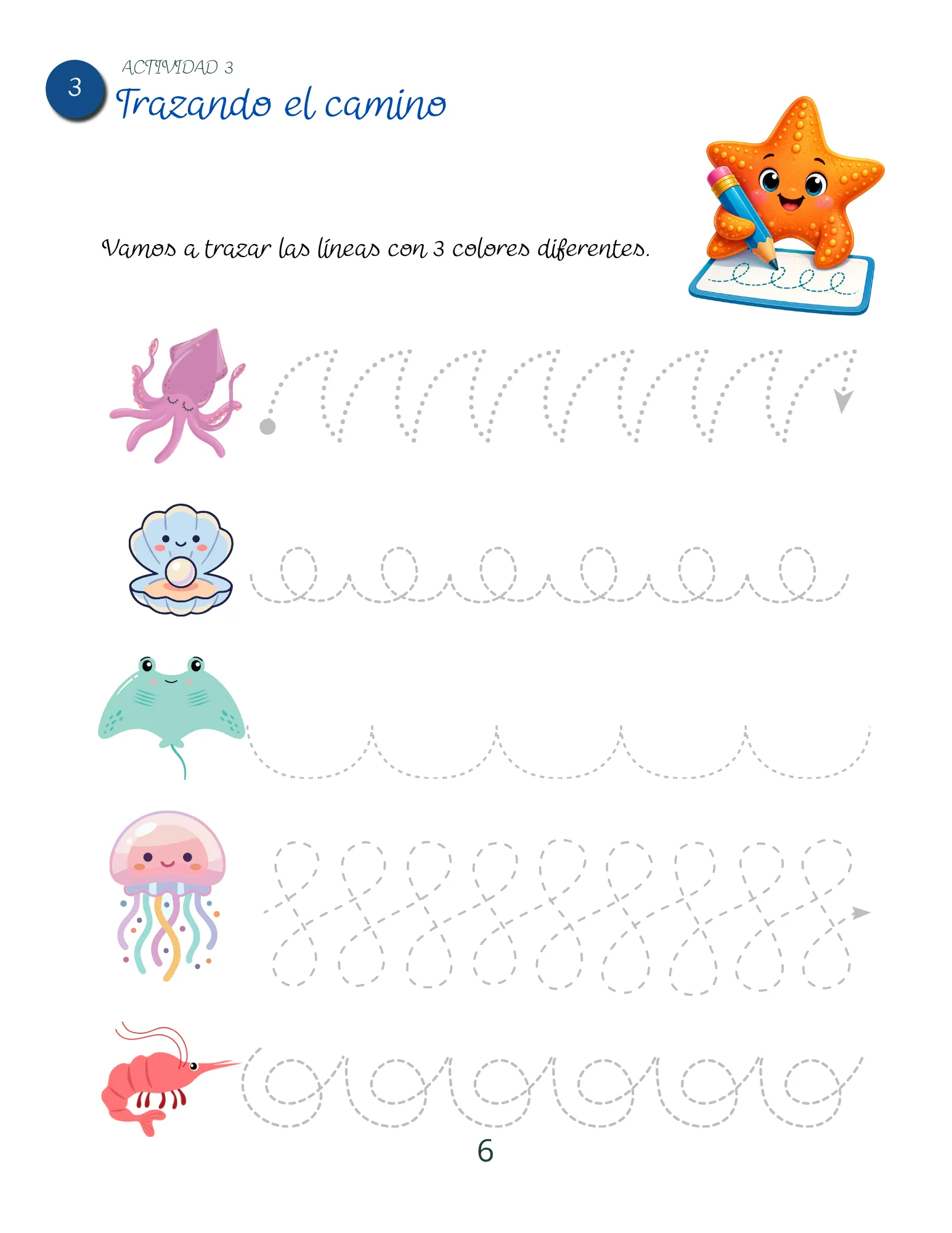 Libro de Trazo: Letras en Cursiva — Página 2